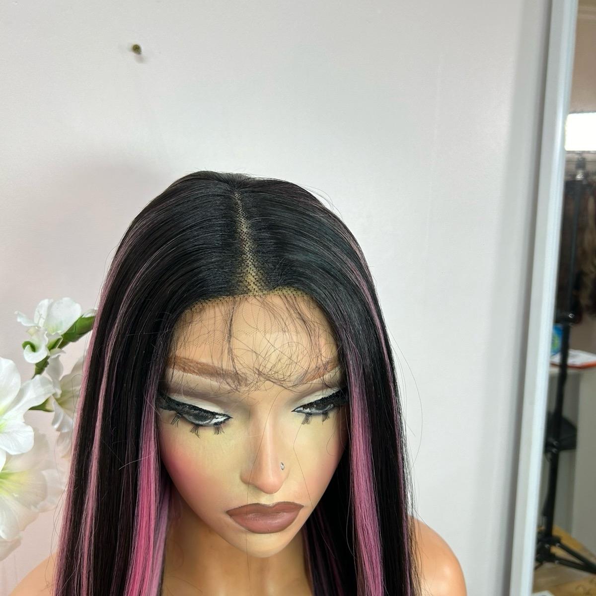Kylie (T-part) Lace Wig - Synthetic frontal Wig