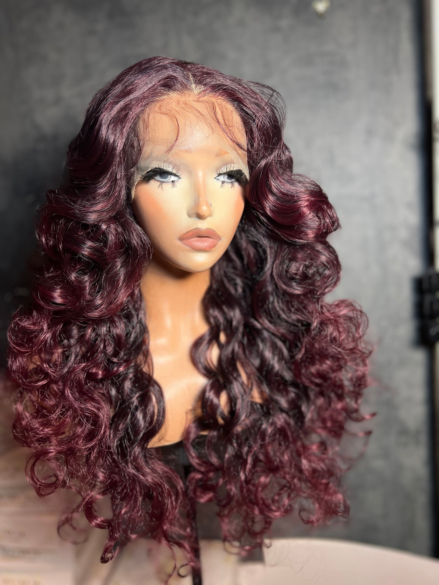 Lenisha 13 by 7 Free Part Lace Front Wig - Synthetic Heat Resistant Fibre