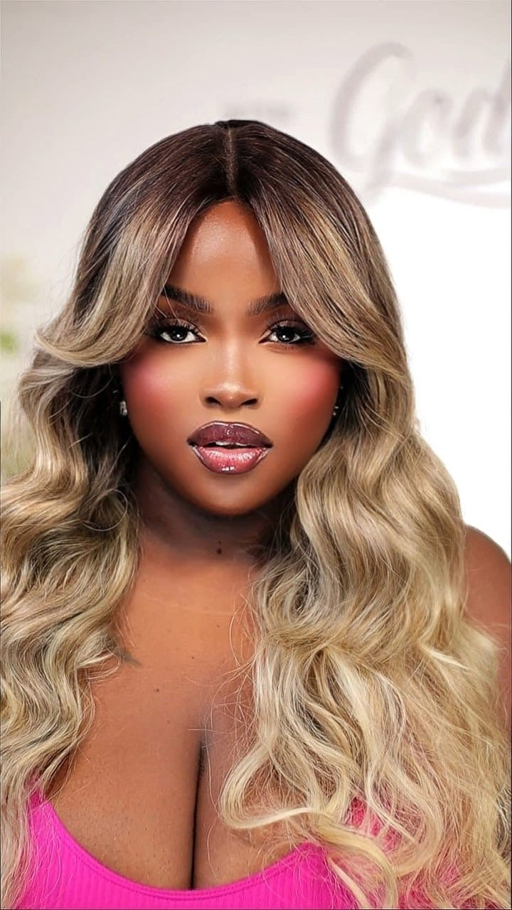 Maya (middle part) lace wig