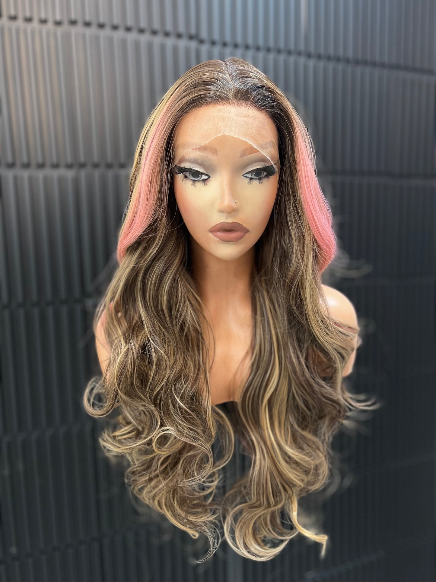 Pink Peso ( 13 *6) lace frontal wig