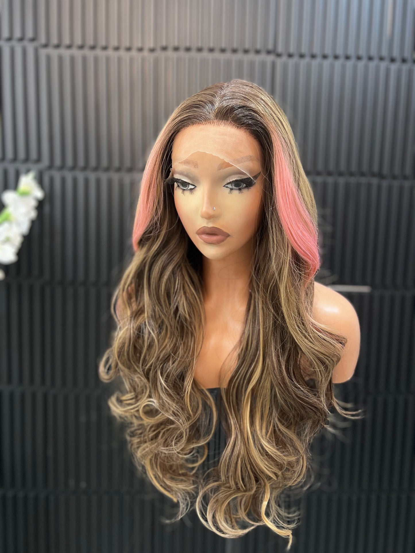 Pink Peso ( 13 *6) lace frontal wig