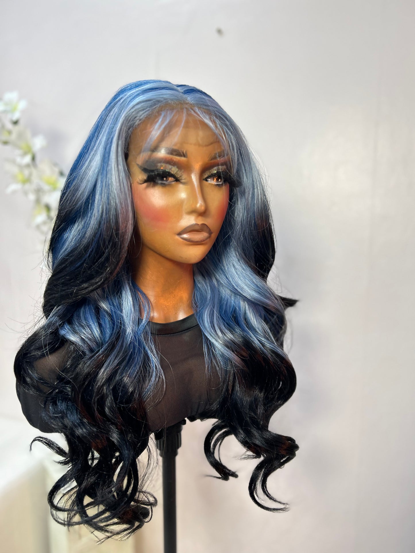 Nisha (13 by 7) free part lace front wig