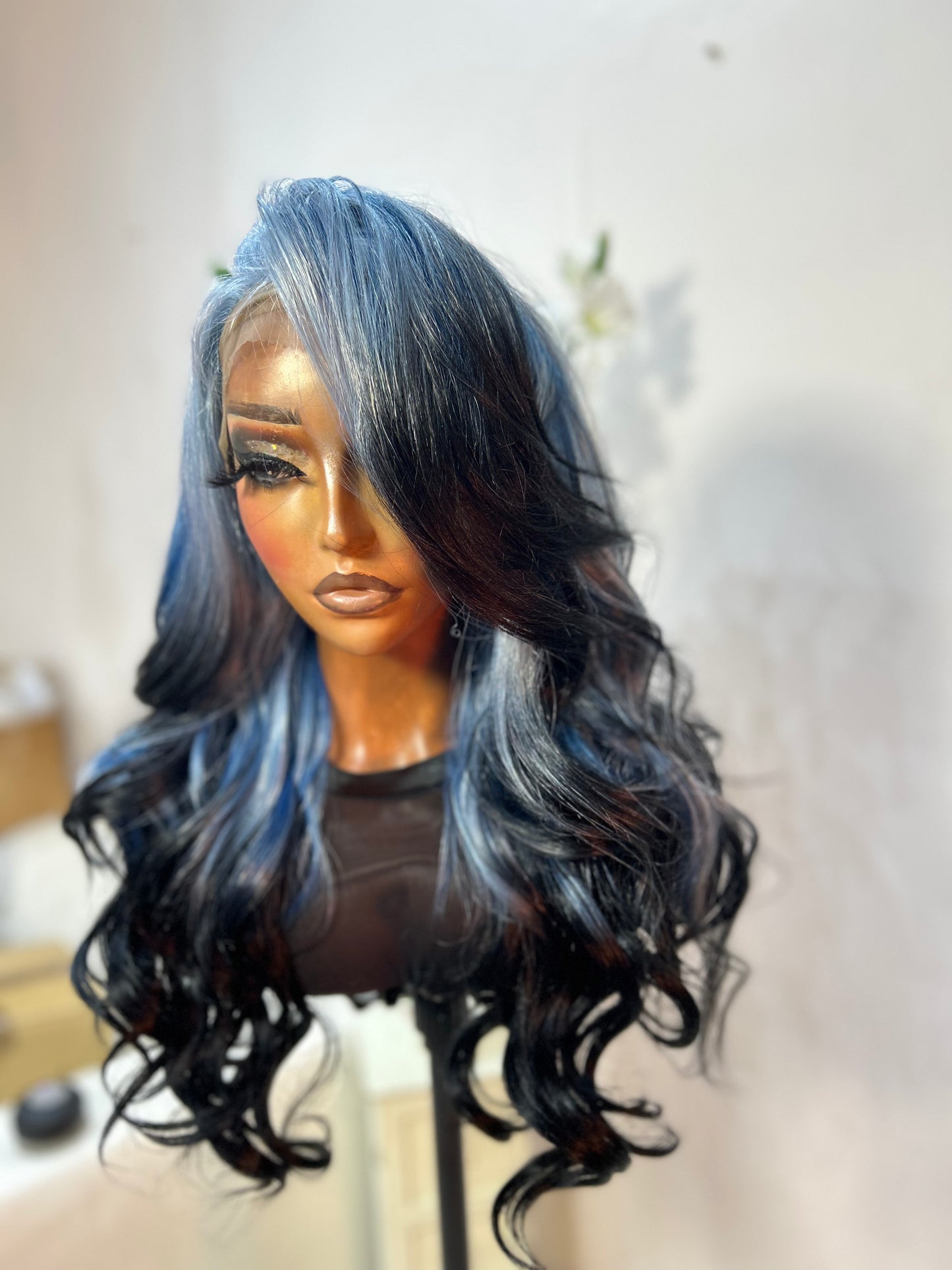 Nisha (13 by 7) free part lace front wig