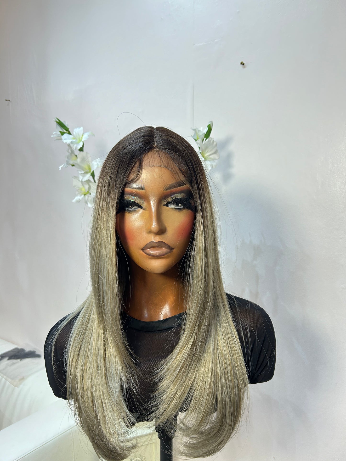 Kelly (T-part) lace front wig