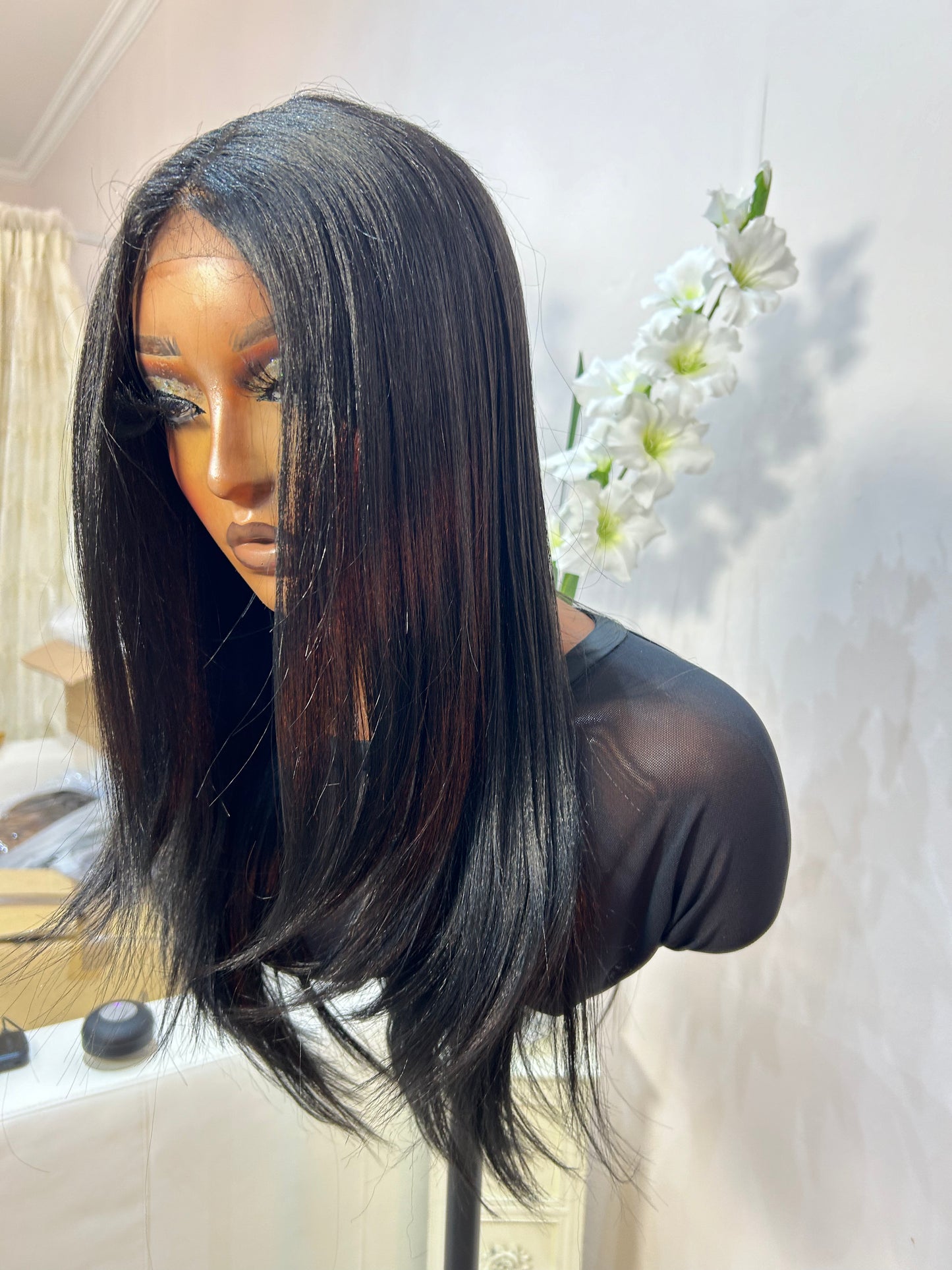 Kelly (T-part) lace front wig
