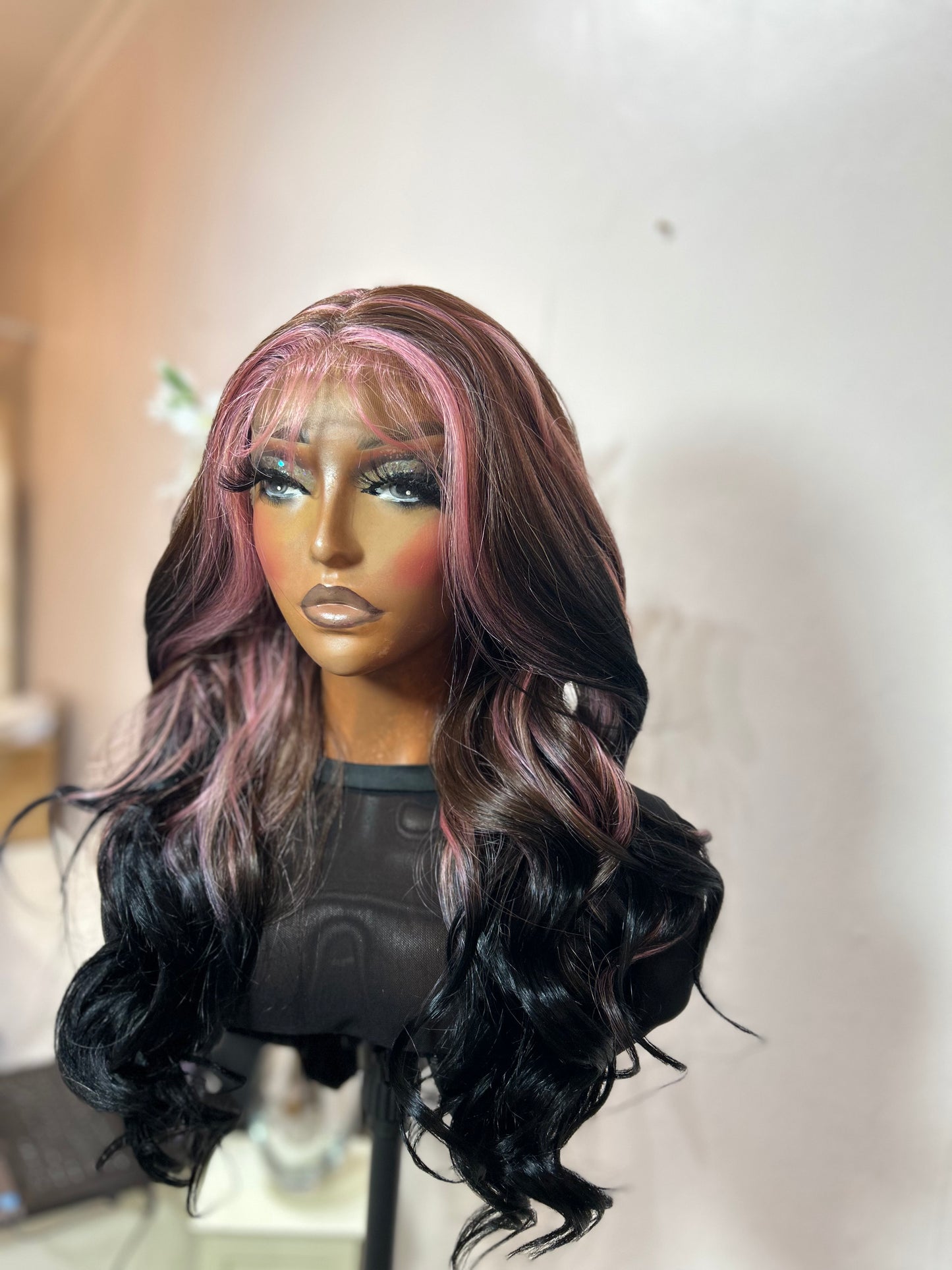 Nisha (13 by 7) free part lace front wig
