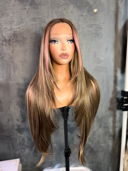 Miya ( T-part) lace frontal wig