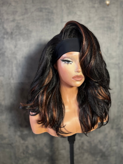 Nala headband - Synthetic Heat Resistant Fibre 18 Inches Length Natural Look Washable