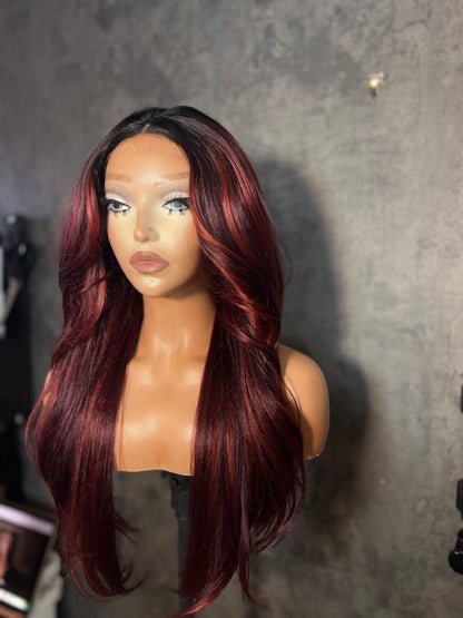 Kiki (T-part) lace wig
