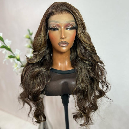 (Sample) Naomi (13 by 6 )lace fontal wig