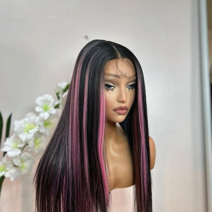 Kylie (T-part) Lace Wig - Synthetic frontal  Wig
