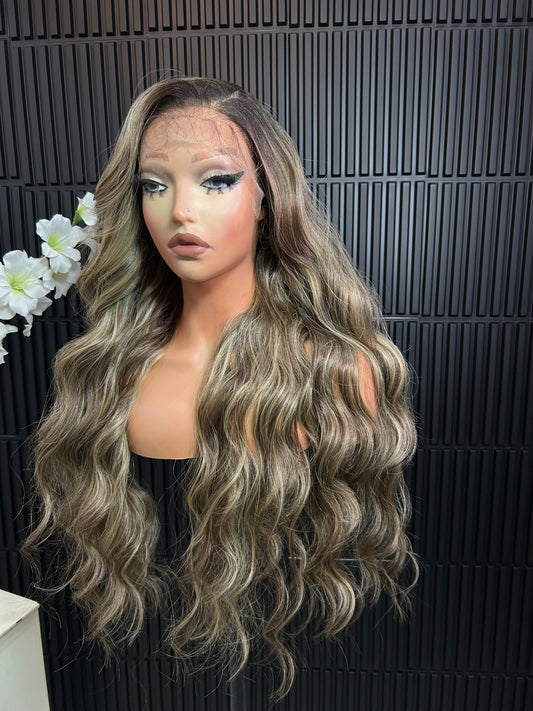 Tiffany (13 by 6 ) lace frontal wig