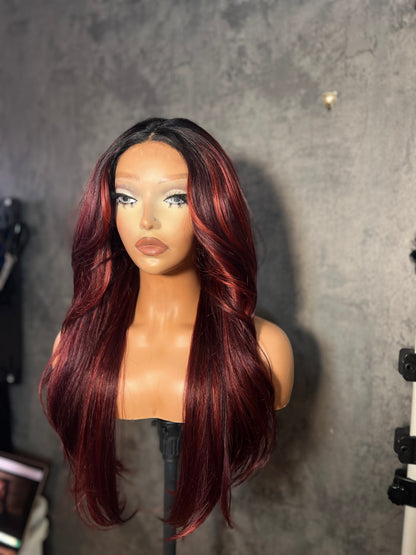 Kiki (T-part) lace wig