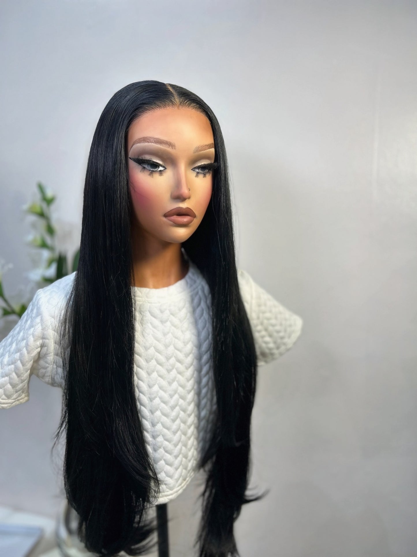 Lumi  black (13 by 6) lace wig