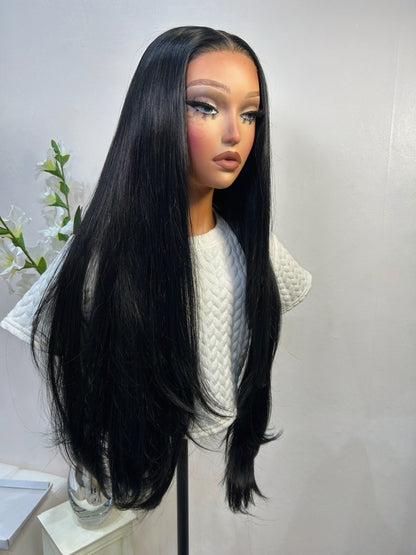 Lumi  black (13 by 6) lace wig