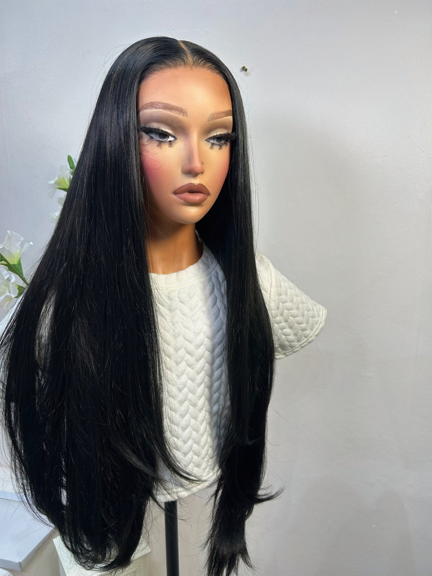 Lumi  black (13 by 6) lace wig