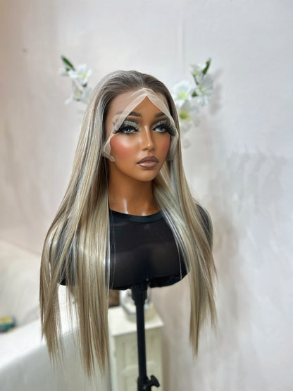 Kimora (13 by 6) free part lace front wig