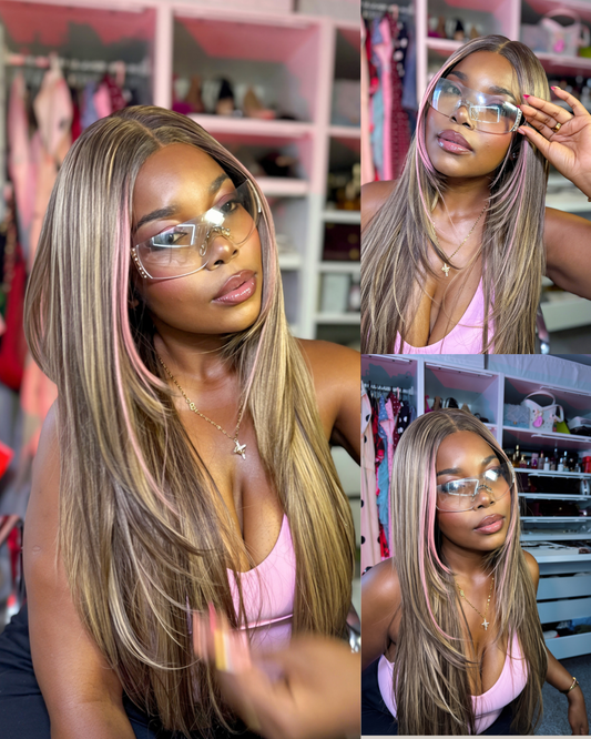 Miya ( T-part) lace frontal wig