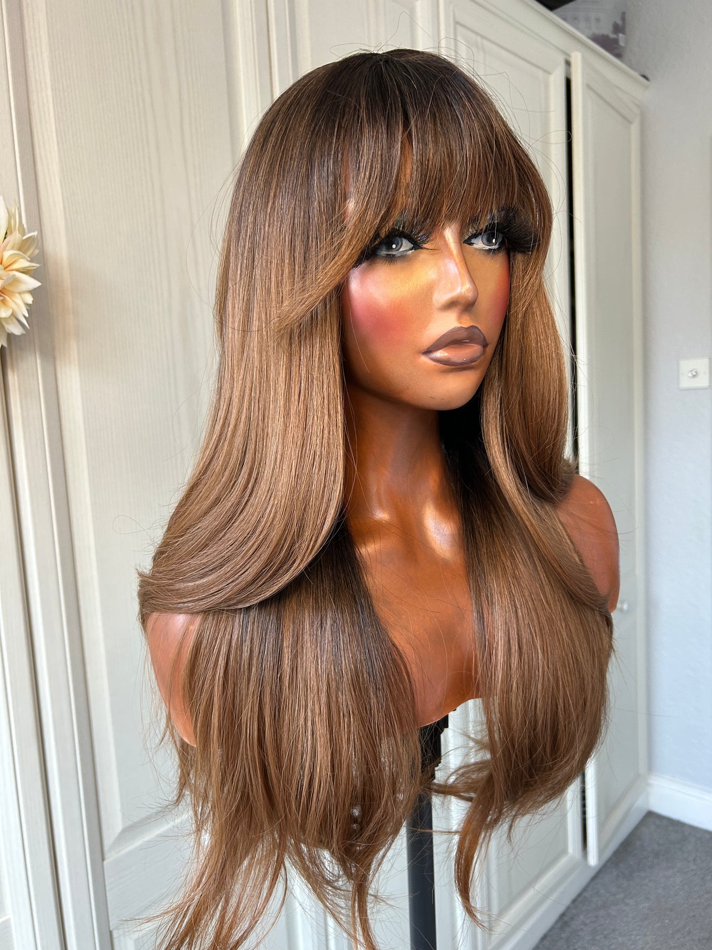 (Sample) Anika fringe wig