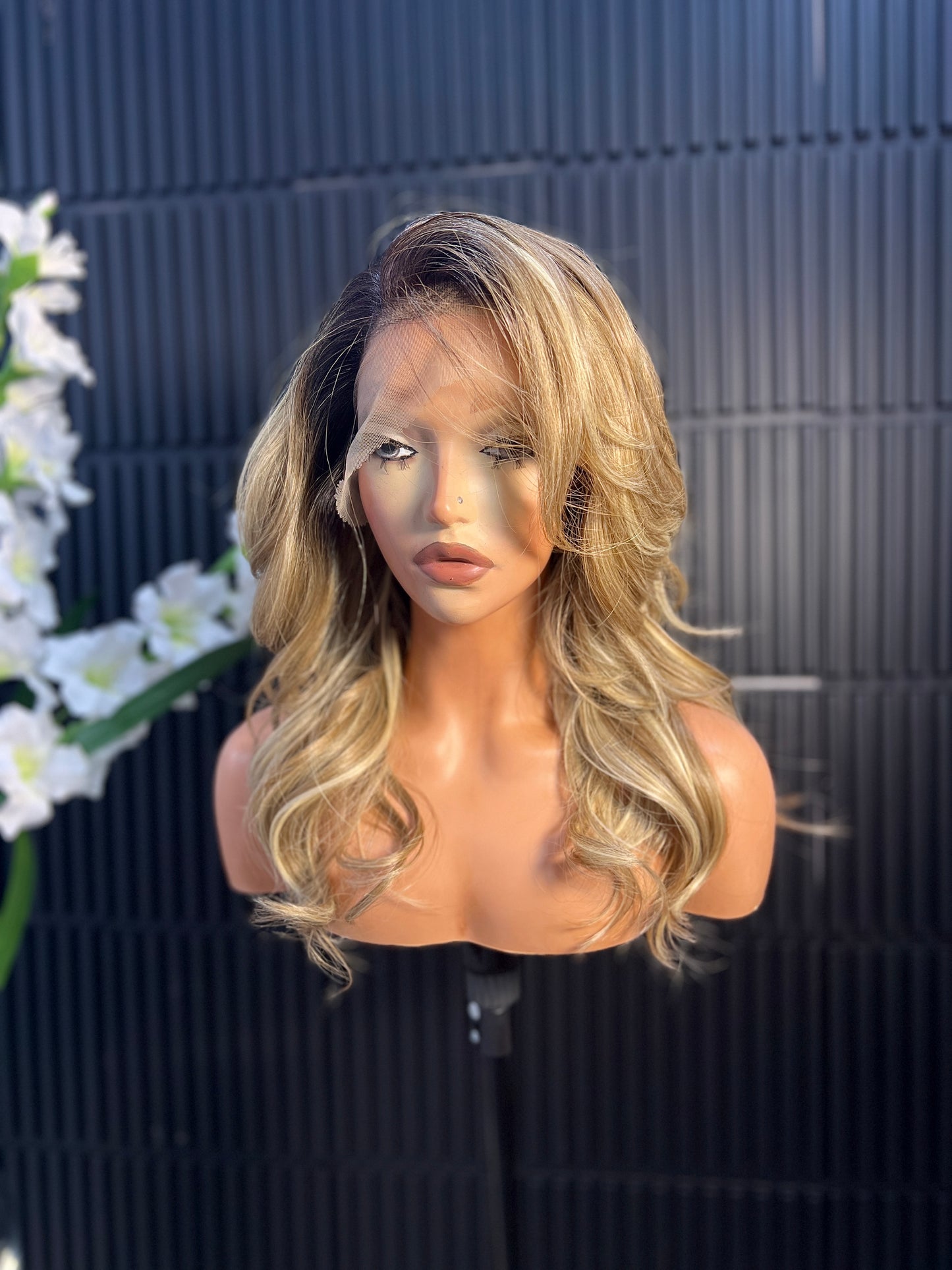 Sabrina (13x6)  Lace Frontal Wig with Natural Wavy Texture