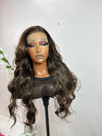 (Sample) Naomi (13 by 6) lace frontal wig