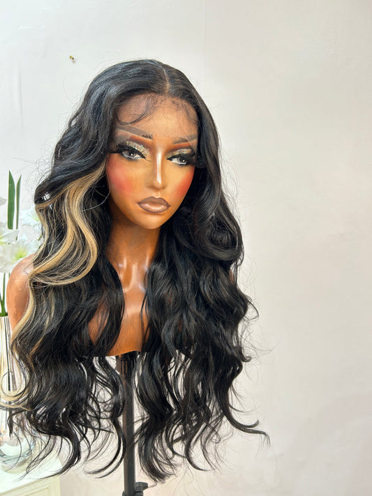 (Sample) Indiyah (T-part) lace wig