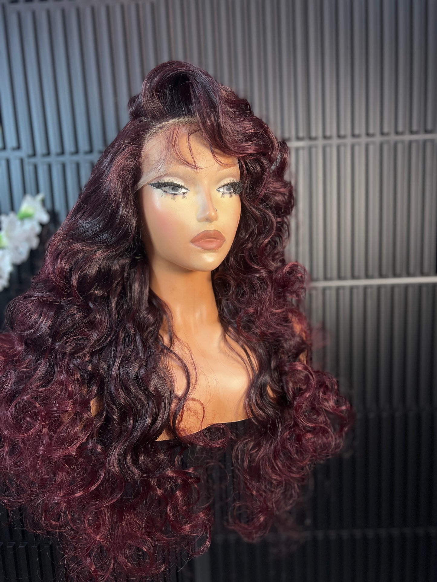 Lenisha 13 by 7 Free Part Lace Front Wig - Synthetic Heat Resistant Fibre