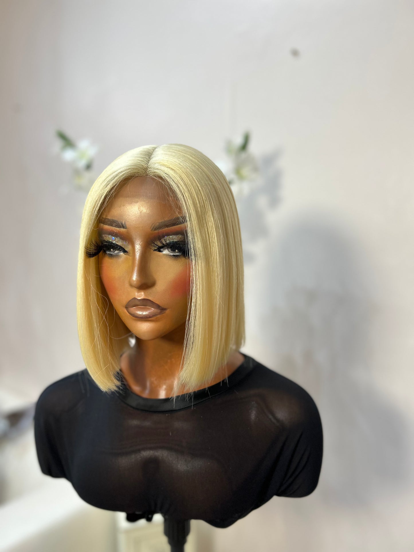 Ru (T-part) lace front wig